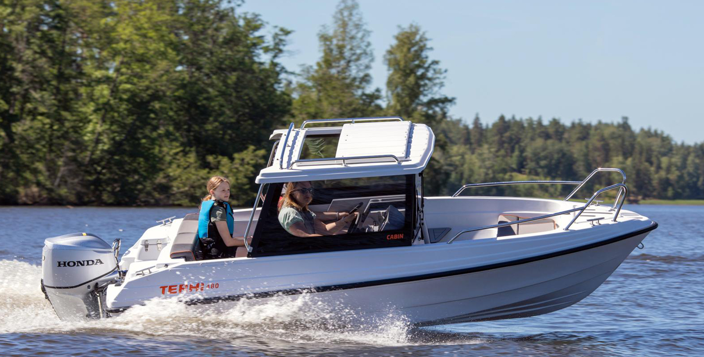 Terhi 480 Cabin Sport Angelboot Terhi 480 Cabin Sport Angelboot