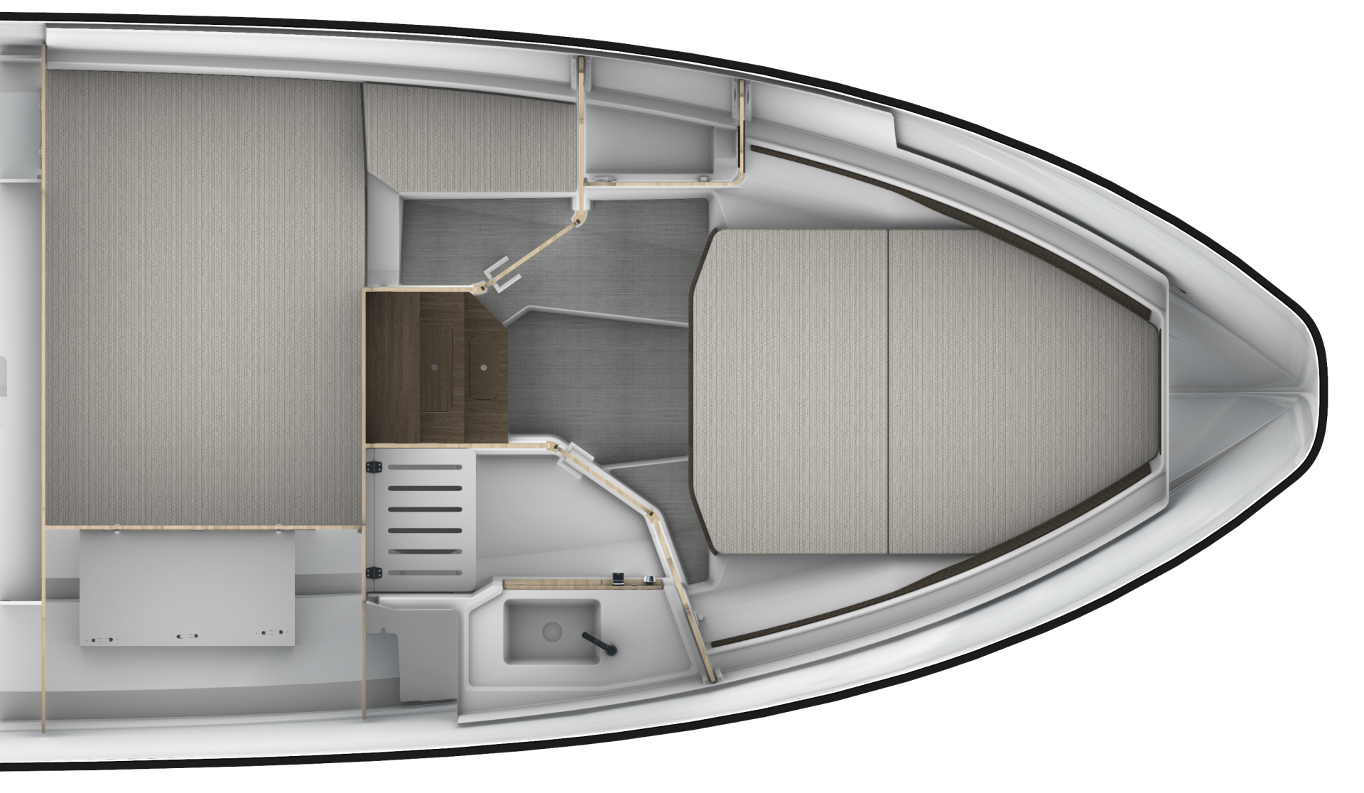 Galerie Aufsicht: Jeanneau EX 34 Cabin - Bild 2