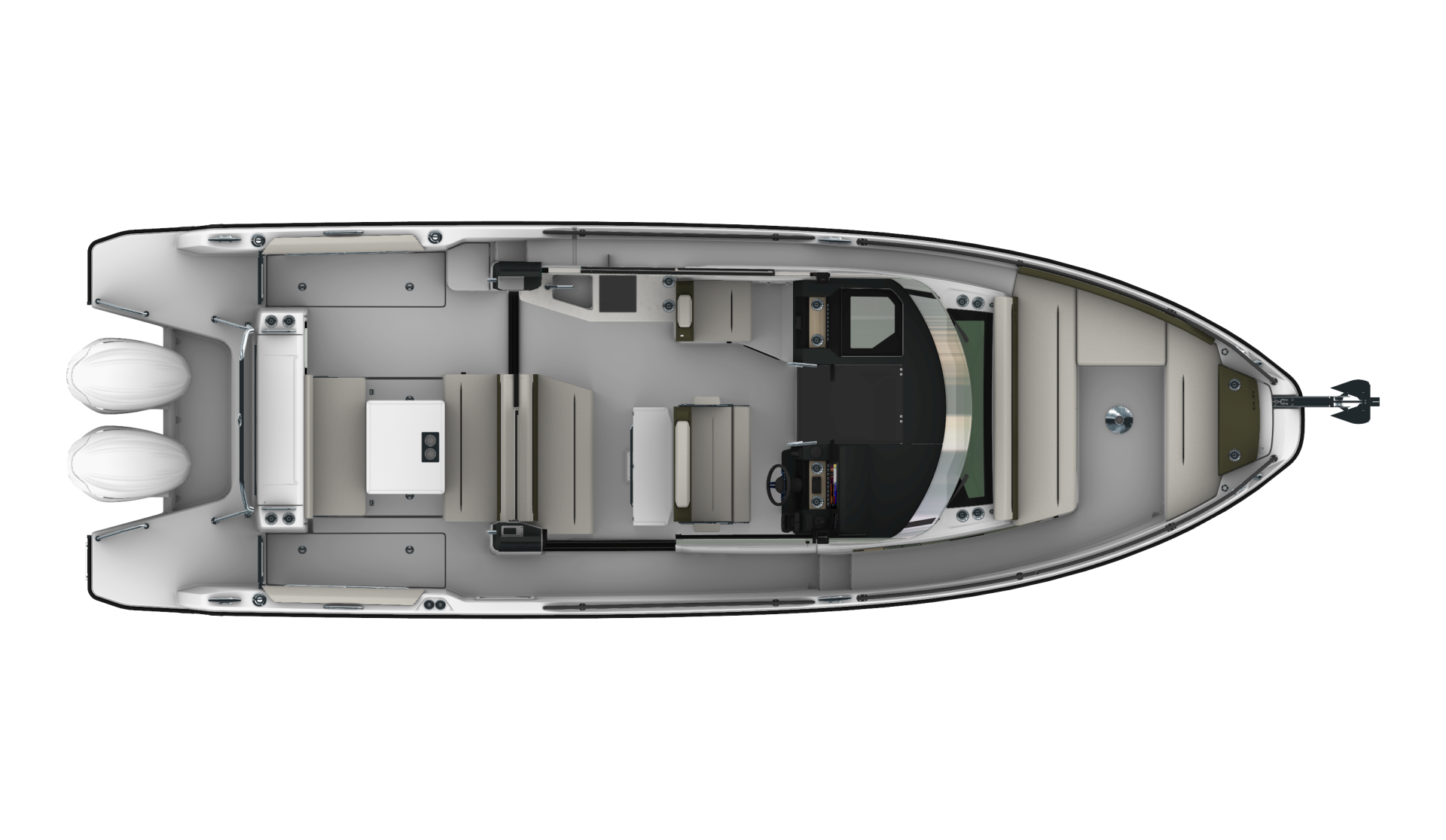 Galerie Aufsicht: Jeanneau EX 34 Cabin - Bild 3
