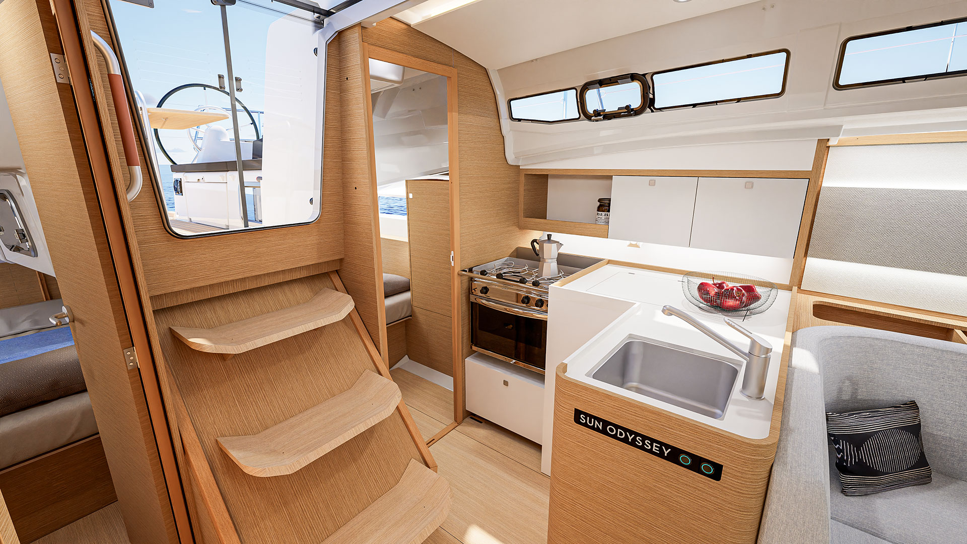 Galerie Details: Jeanneau Sun Odyssey 385 - Bild 6