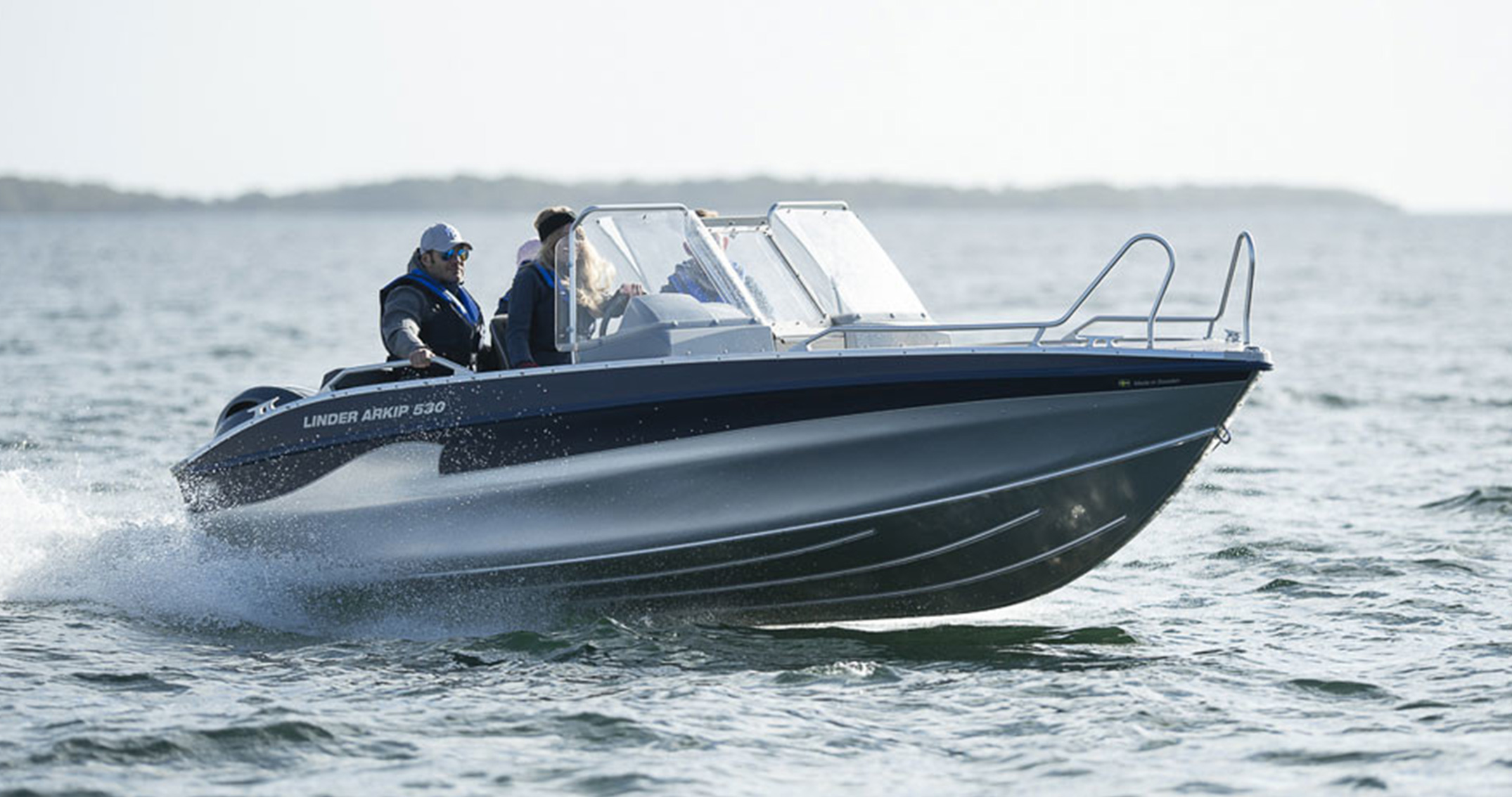 Linder Arkip 530 BR + Pre-Rigg.Yamaha+Garmin 9