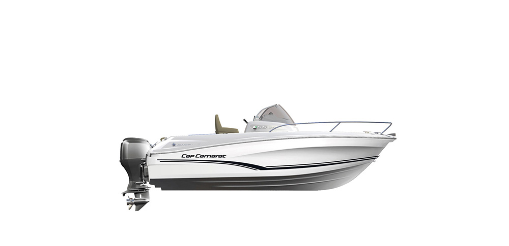 55 Cap Camarat Motorboot von Jeanneau mit Außenborder