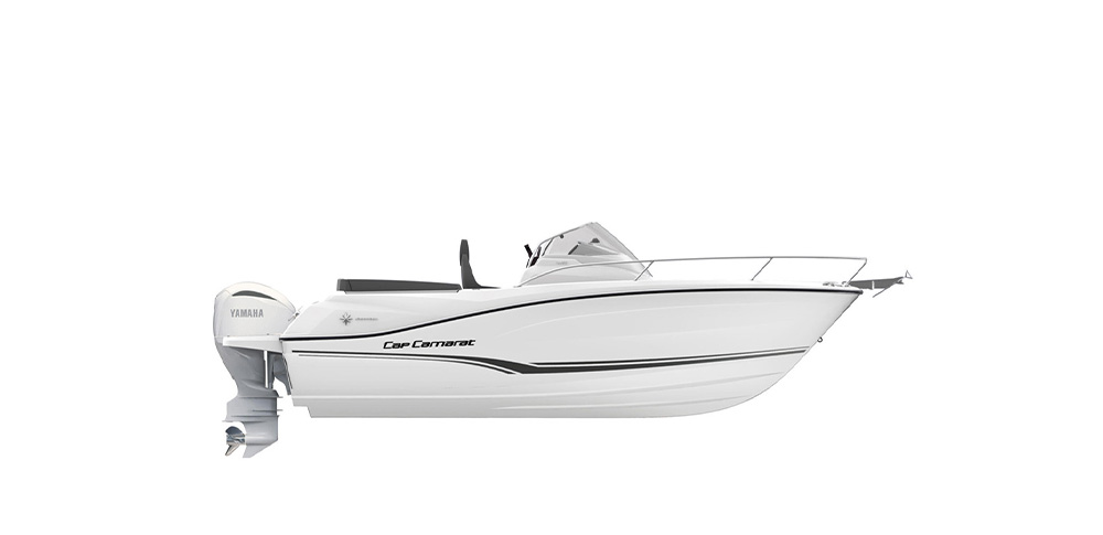 65 Jeanneau Motorboot Cap Camarat mit einem Yamaha Außenborder