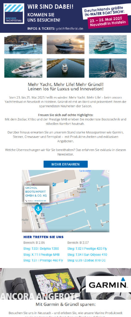Exklusiv Einladungen gruendl newsletter
