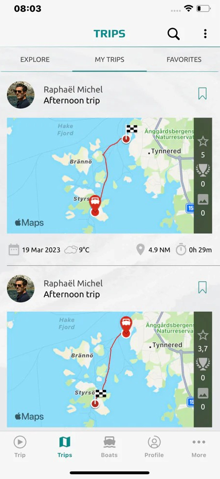 MyBoat App Screenshot