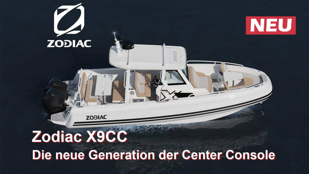Zodiac X9CC – Die neue Generation der Center Console mit maximalem Komfort