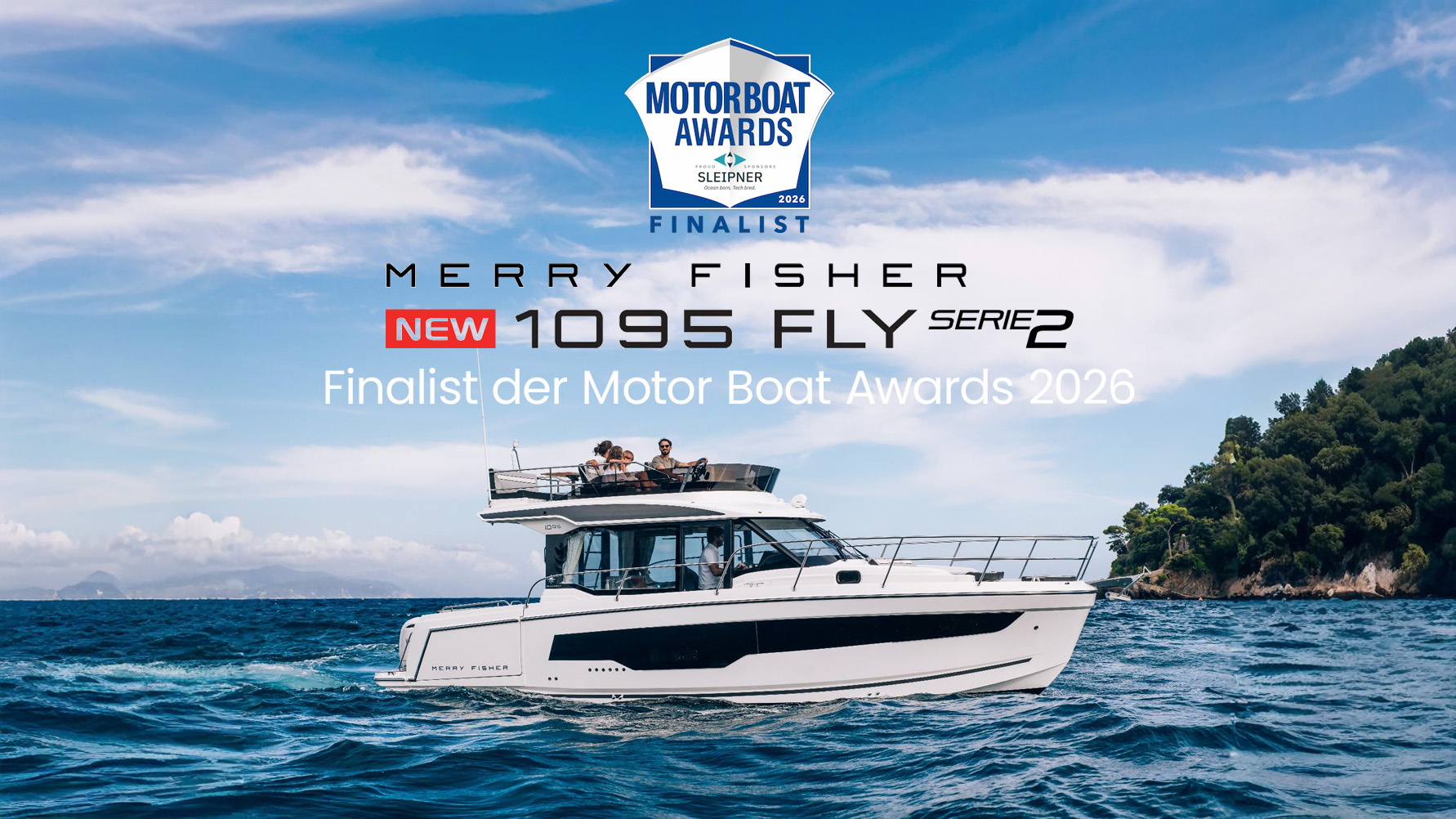 Merry Fisher 1095 Fly Serie2 – Finalist der Motor Boat Awards 2026