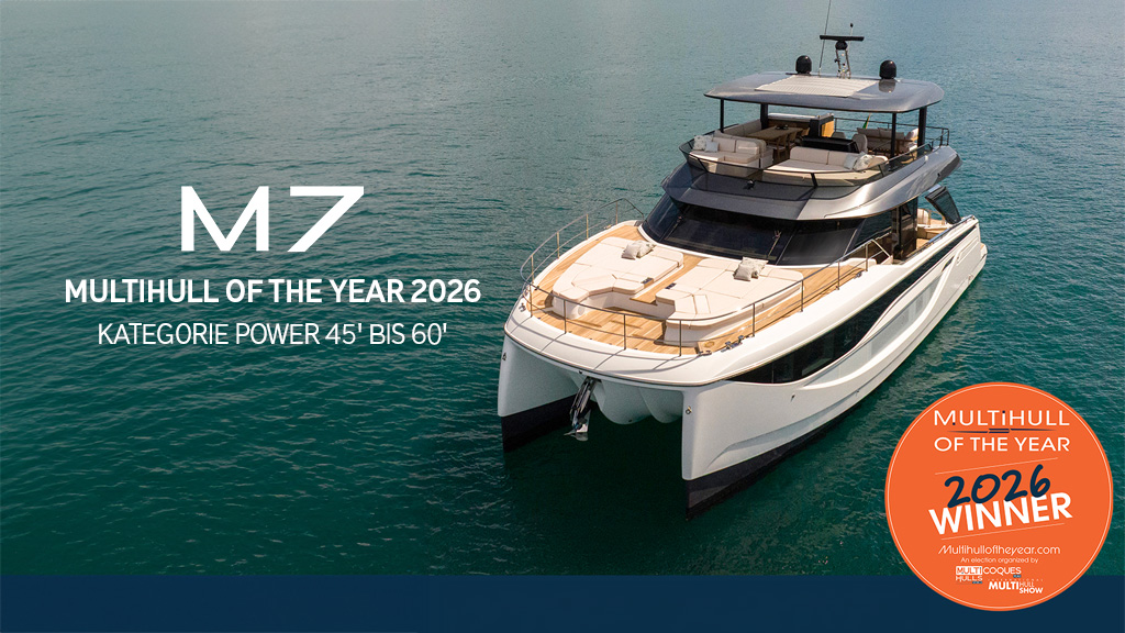 PRESTIGE M7 gewinnt Multihull of the Year 2026