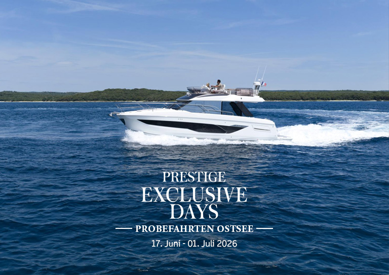 PRESTIGE Probefahrten Ostsee | Exklusive mit GRÜNDL – 17. Juni bis 01. Juli 2026