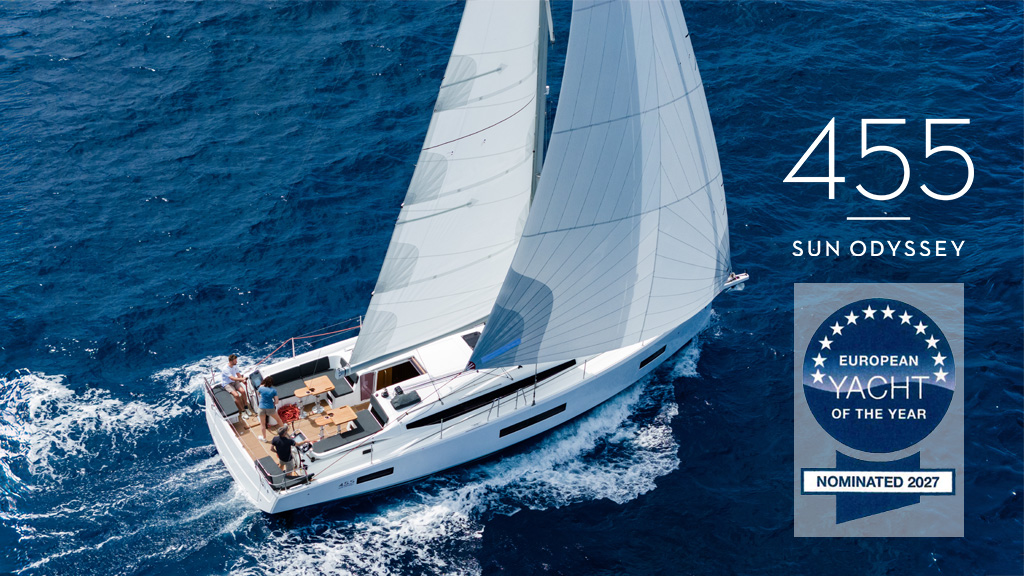 Jeanneau Sun Odyssey 455 für European Yacht of the Year 2027 nominiert