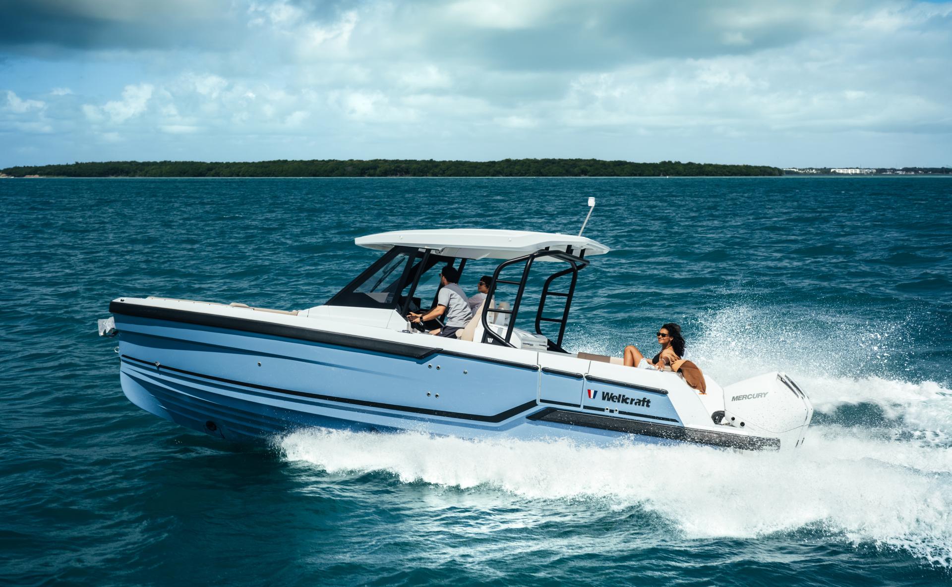 WELLCRAFT 28 T TOP IMAGE EXTERIOR RUNNING FLORIDA USA (7)